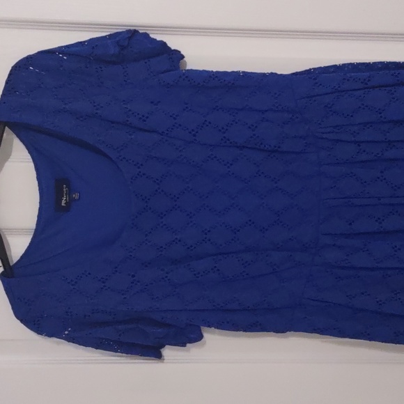 Blue dress 1X - Picture 2 of 4